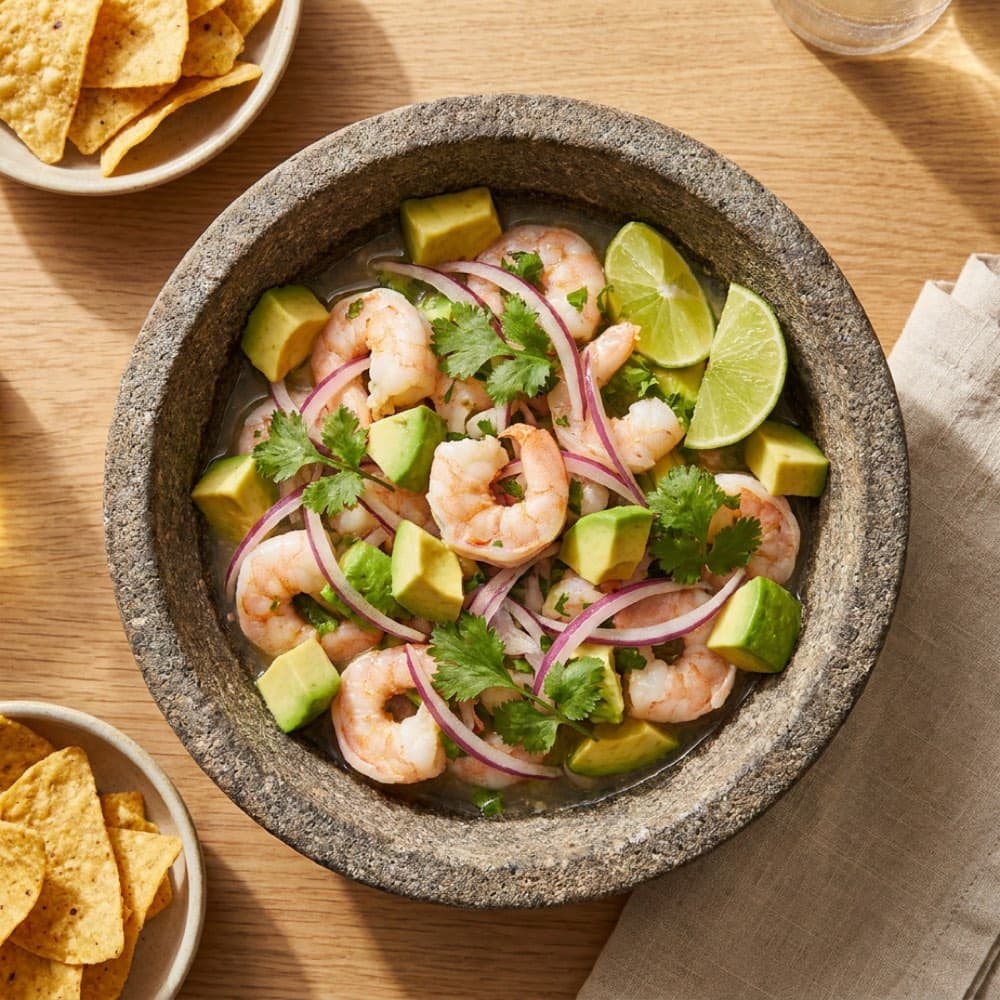 Ceviche de camarón