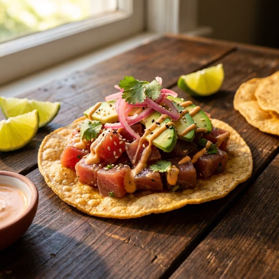 Tostada de atún